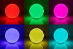 Nedis SmartLife humørlys | Wi-Fi | Rund | | 360 lm | RGB / Varm til avkjølt hvitt | 2700 - 6500 K | 5 W | Glass | 1 stk