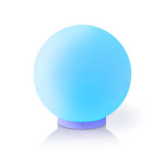Nedis SmartLife humørlys | Wi-Fi | Rund | | 360 lm | RGB / Varm til avkjølt hvitt | 2700 - 6500 K | 5 W | Glass | 1 stk