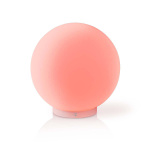 Nedis SmartLife humørlys | Wi-Fi | Rund | | 360 lm | RGB / Varm til avkjølt hvitt | 2700 - 6500 K | 5 W | Glass | 1 stk