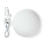Nedis SmartLife humørlys | Wi-Fi | Rund | | 360 lm | RGB / Varm til avkjølt hvitt | 2700 - 6500 K | 5 W | Glass | 1 stk