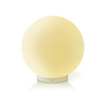 Nedis SmartLife humørlys | Wi-Fi | Rund | | 360 lm | RGB / Varm til avkjølt hvitt | 2700 - 6500 K | 5 W | Glass | 1 stk