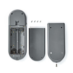 Nedis SmartLife Video Dør Telefon | Batteri drevet | Full HD 1080p | Cloud Storage (valgfritt) / microSD (ikke inkludert) | IP54 | Med bevegelses sensor | Nattsyn | Grå