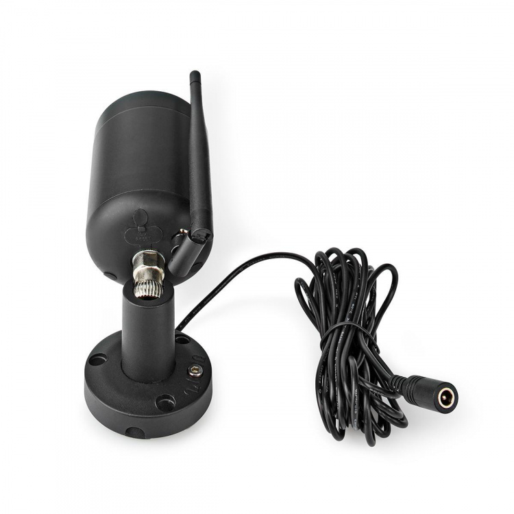 Nedis SmartLife Utendørs kamera | Full HD 1080p | IP65 | Cloud Storage (valgfritt) / microSD (ikke inkludert) | 12 V DC | Med bevegelses sensor | Nattsyn | Sort
