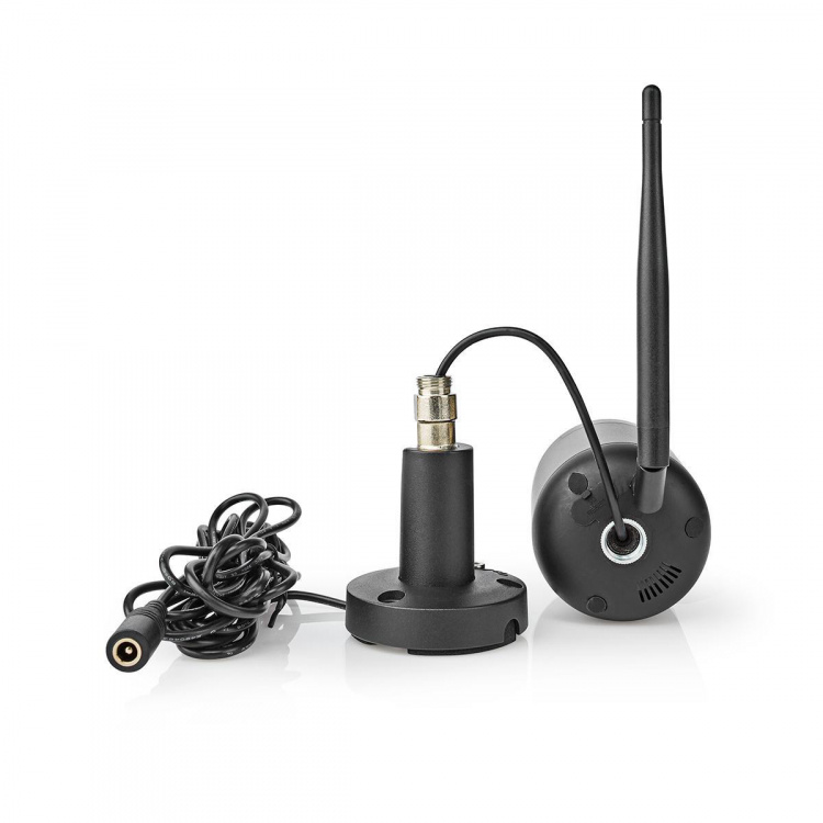 Nedis SmartLife Utendørs kamera | Full HD 1080p | IP65 | Cloud Storage (valgfritt) / microSD (ikke inkludert) | 12 V DC | Med bevegelses sensor | Nattsyn | Sort