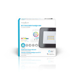 Nedis Smartlife utendørs lys | 1600 lm | Wi-Fi | 20 W | RGB / Varm til avkjølt hvitt | 2700 - 6500 K | Aluminium | Android™ / IOS