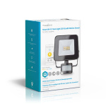 Nedis Smartlife utendørs lys | Bevegelsessensor | 1500 lm | Wi-Fi | 20 W | Dimmes Hvit | 3000 - 6500 K | Aluminium | Android™ / IOS