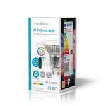 Nedis SmartLife LED-Spot | Wi-Fi | GU10 | 345 lm | 5 W | RGB / Varm til avkjølt hvitt | 2700 - 6500 K | Energiklasse: G | Android™ / IOS | PAR16 | 1 stk Nedis SmartLife LED-Spot | Wi-Fi | GU10 | 345 lm | 5 W | RGB / Varm til avkjølt hvitt | 2700 - 6500 K | Energiklasse: G | Android™ / IOS | PAR16 | 1 stk