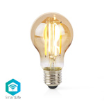Nedis SmartLife LED Lyspære | E27 | 806 lm | 7 W | Varm Hvit | 1800 - 3000 K | Glass | Android™ / IOS | pære | 1 stk