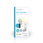 Nedis SmartLife Fullfarge LED-Pære | E14 | 470 lm | 4.90 W | RGB / Varm til avkjølt hvitt | 2700 - 6500 K | Android™ / IOS | Lyshvit | 1 stk