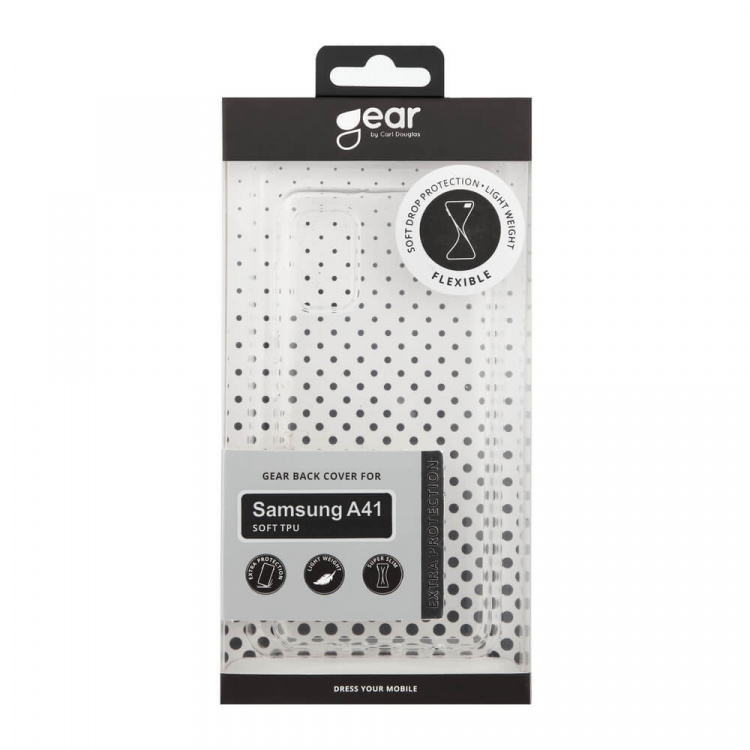 Gear Mobildeksel TPU Transparent - Samsung A41 Gear Mobildeksel TPU Transparent - Samsung A41