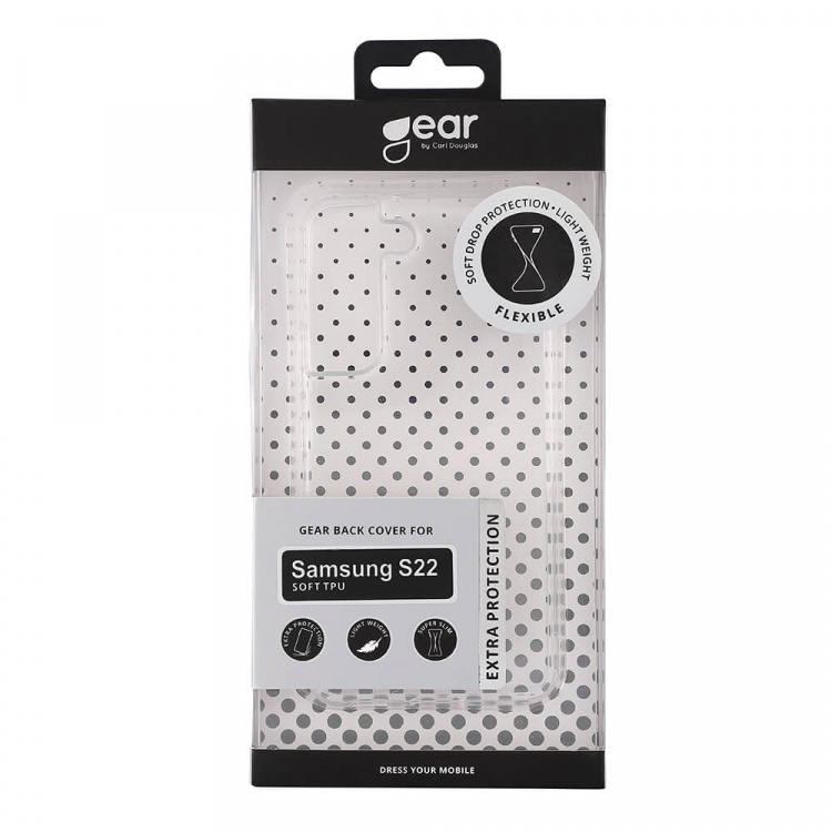 Gear Mobildeksel TPU Transparent - Samsung S22