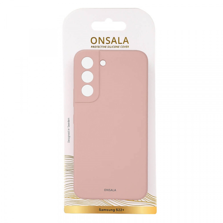 Onsala Mobildeksel Silikon Sand Pink - Samsung S22+ Onsala Mobildeksel Silikon Sand Pink - Samsung S22+