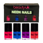 BeautyUK Beauty UK Neon neglelakk sett 2 4x9ml