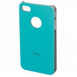 Hama iPhone 4 deksel Shiny turkis hard cover