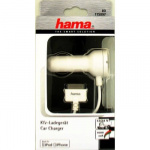 Hama iPhone4 lader 12V Hvit MFI Hama iPhone4 lader 12V Hvit MFI