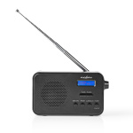 Nedis DAB+ Radio | Bærbar design | DAB+ / FM | 1.3 