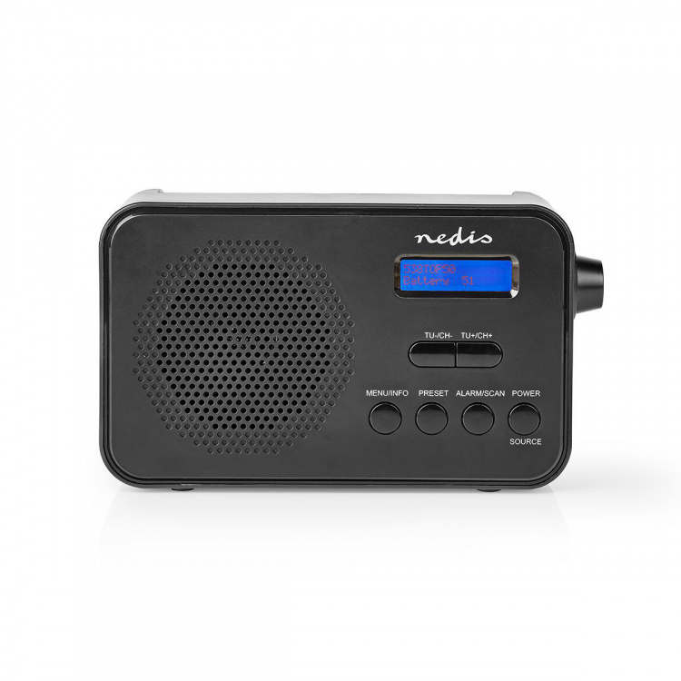 Nedis DAB+ Radio | Bærbar design | DAB+ / FM | 1.3 