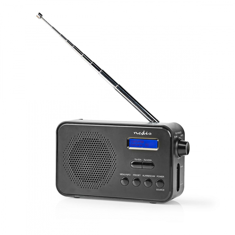 Nedis DAB+ Radio | Bærbar design | DAB+ / FM | 1.3 