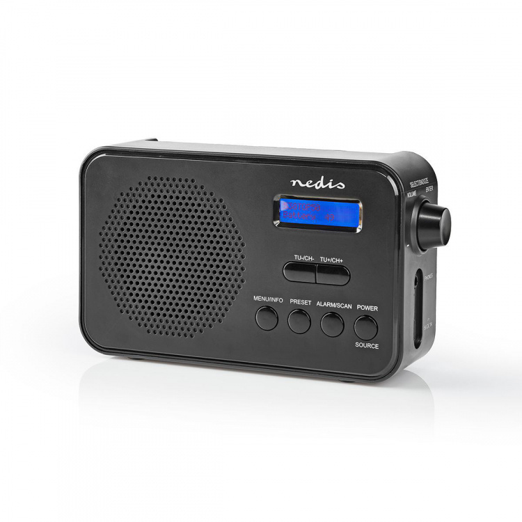 Nedis DAB+ Radio | Bærbar design | DAB+ / FM | 1.3 