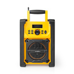 Nedis FM-radio | Jobsite Radio | FM | Batteri drevet / Nettstrøm drevet | Digitalt | 15 W | Skjermstørrelse: 2.2  Nedis FM-radio | Jobsite Radio | FM | Batteri drevet / Nettstrøm drevet | Digitalt | 15 W | Skjermstørrelse: 2.2