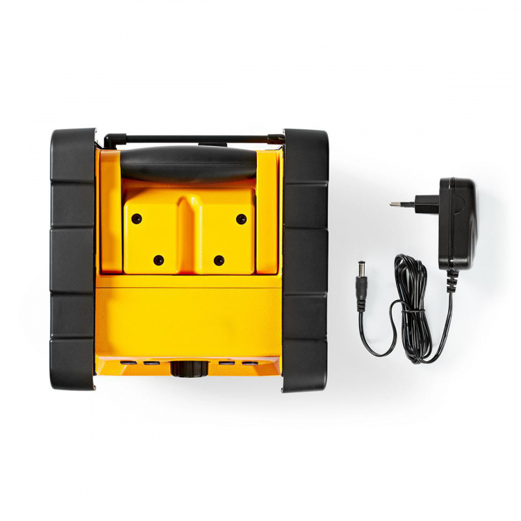 Nedis FM-radio | Jobsite Radio | FM | Batteri drevet / Nettstrøm drevet | Digitalt | 15 W | Skjermstørrelse: 2.2  Nedis FM-radio | Jobsite Radio | FM | Batteri drevet / Nettstrøm drevet | Digitalt | 15 W | Skjermstørrelse: 2.2