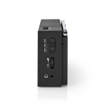 Nedis FM-radio | Bærbar design | AM / FM | Batteri drevet | Analog | 1.5 W | Svart hvit skerm | Hodetelefonutgang | IP20 | Sort Nedis FM-radio | Bærbar design | AM / FM | Batteri drevet | Analog | 1.5 W | Svart hvit skerm | Hodetelefonutgang | IP20 | Sort