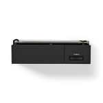 Nedis FM-radio | Bærbar design | AM / FM | Batteri drevet | Analog | 1.5 W | Svart hvit skerm | Hodetelefonutgang | IP20 | Sort Nedis FM-radio | Bærbar design | AM / FM | Batteri drevet | Analog | 1.5 W | Svart hvit skerm | Hodetelefonutgang | IP20 | Sort