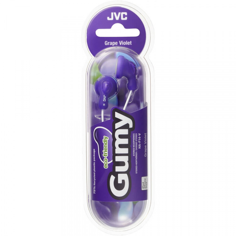 JVC Hodetelefon F14 Gumy In-Ear Lilla