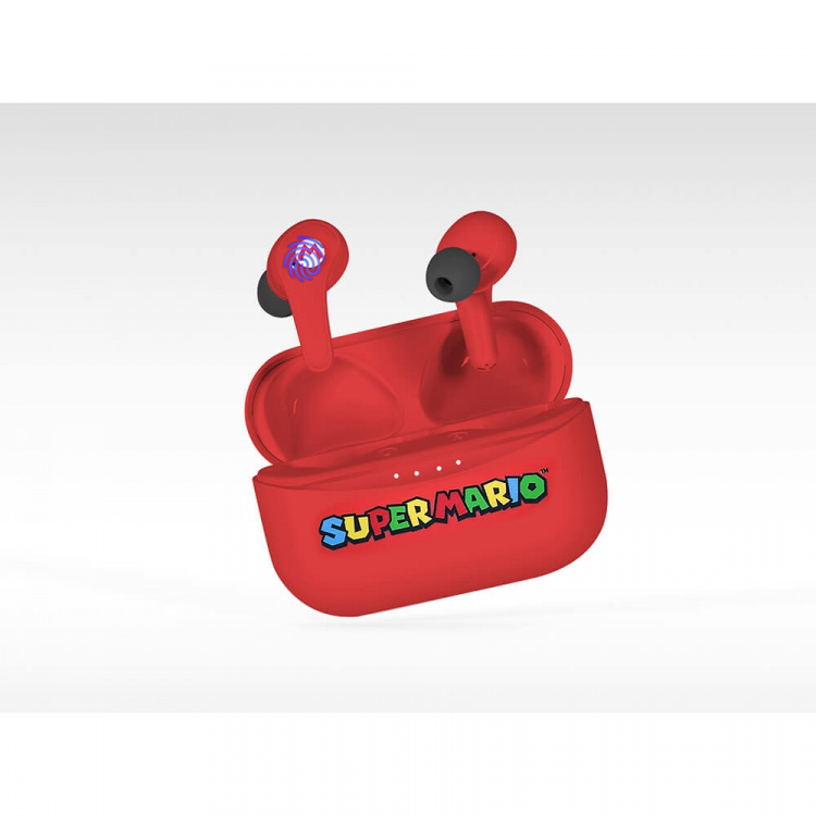 Super Mario Hodetelefon In-Ear TWS Rød Super Mario Hodetelefon In-Ear TWS Rød