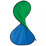 Hama Foldbar Bakgrunn 2-i-2 Grønn/Blå 150x200 cm Hama Foldbar Bakgrunn 2-i-2 Grønn/Blå 150x200 cm