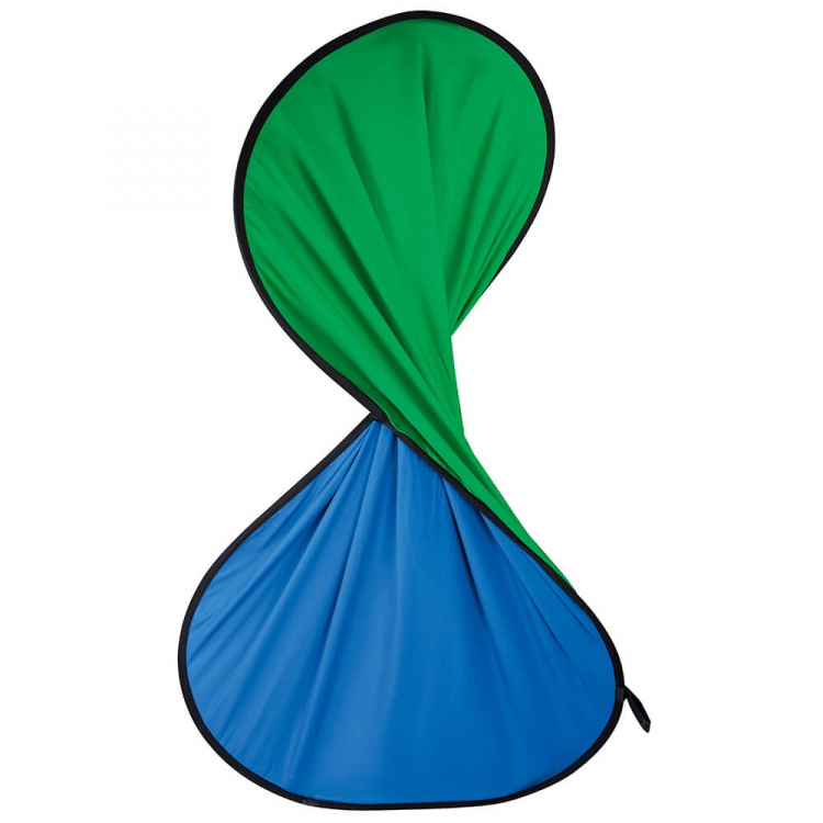 Hama Foldbar Bakgrunn 2-i-2 Grønn/Blå 150x200 cm Hama Foldbar Bakgrunn 2-i-2 Grønn/Blå 150x200 cm