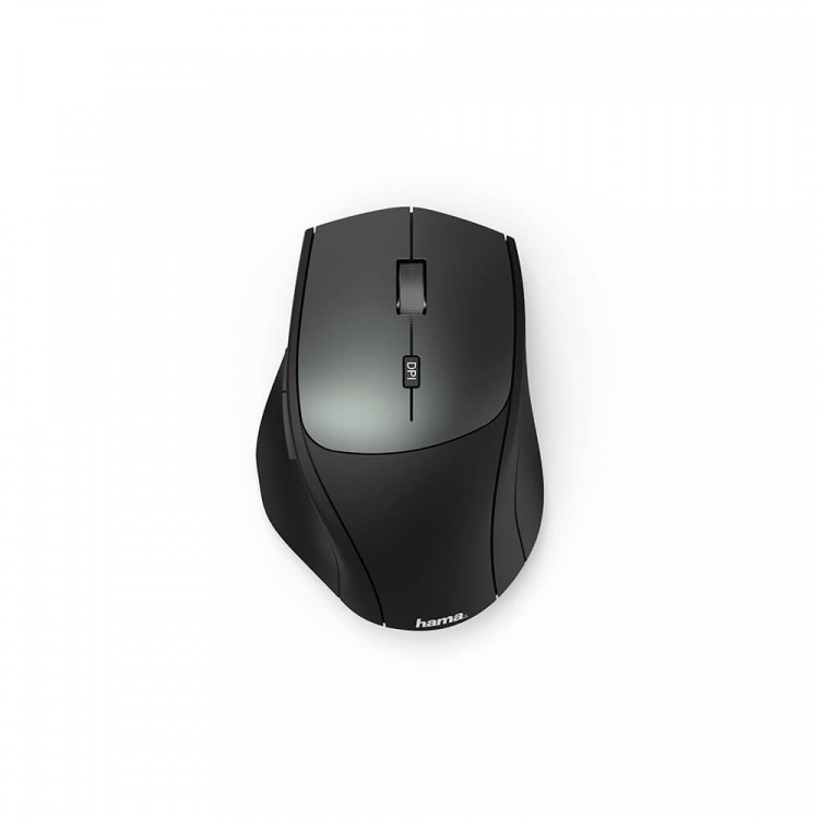 Hama Mus Trådløs Dual Mode USB-C/USB-A 6-knappers Svart Hama Mus Trådløs Dual Mode USB-C/USB-A 6-knappers Svart