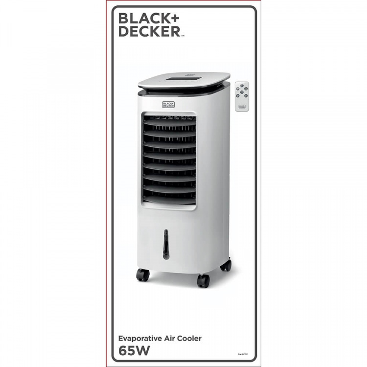 BLACK+DECKER Air Cooler LED Display Hvit Effekt 65 W
