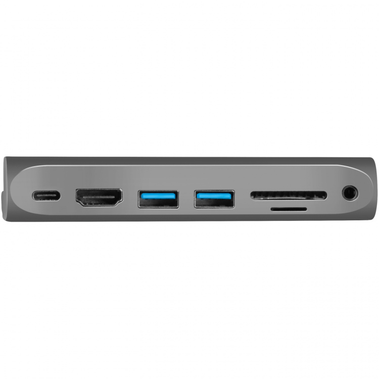 LogiLink USB-dokkingstasjon iPad 7-port USB3.2 Aluminium