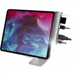 LogiLink USB-dokkingstasjon iPad 7-port USB3.2 Aluminium