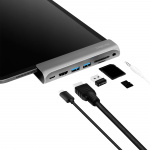 LogiLink USB-dokkingstasjon iPad 7-port USB3.2 Aluminium