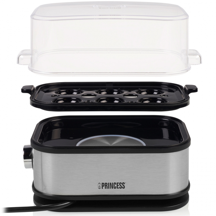 Princess Eggkoker 6 egg 400Watt Rustfritt stål Princess Eggkoker 6 egg 400Watt Rustfritt stål