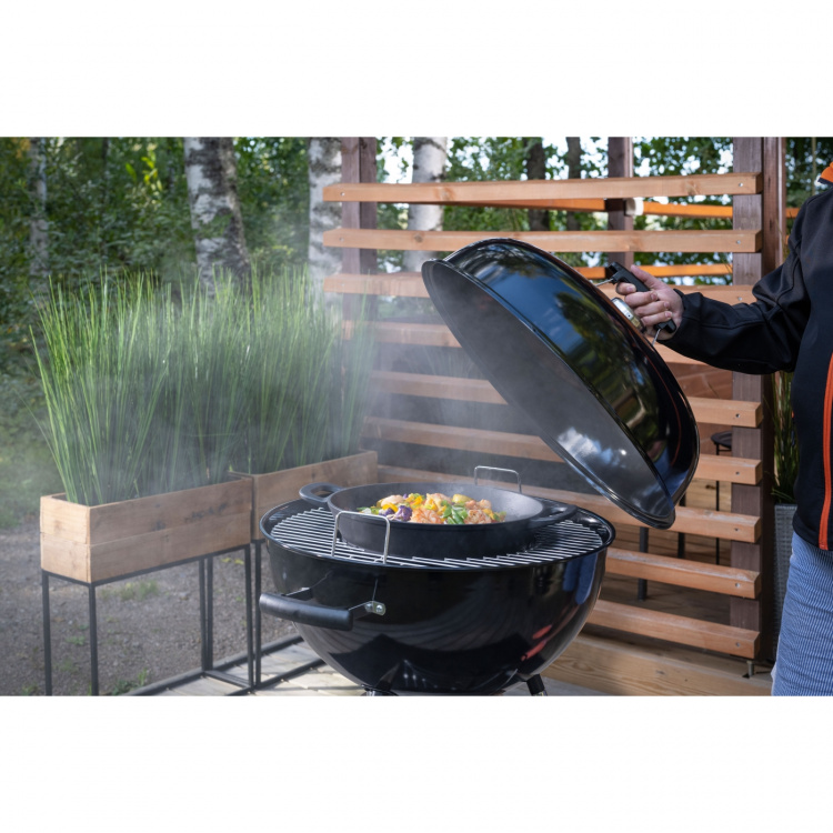 Mustang Wokpanne i støpejern Multigrill 30 cm