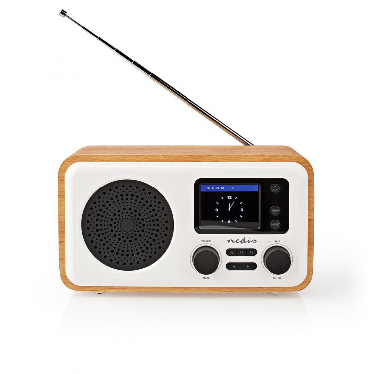 Nedis Internet Radio | Bord design | Bluetooth® / Wi-Fi | DAB+ / FM / Internet | 2.4 