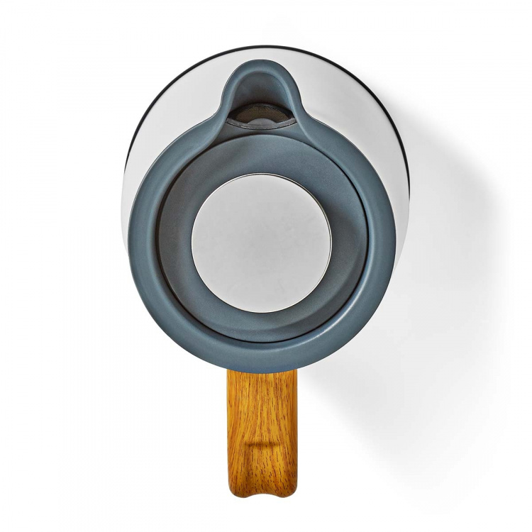 Nedis Vannkoker | 1.7 l | Soft-Touch | Hvit | Roterbar 360 grader | Skjult varmeelement | Strix® kontroll | Koketørr beskyttelse