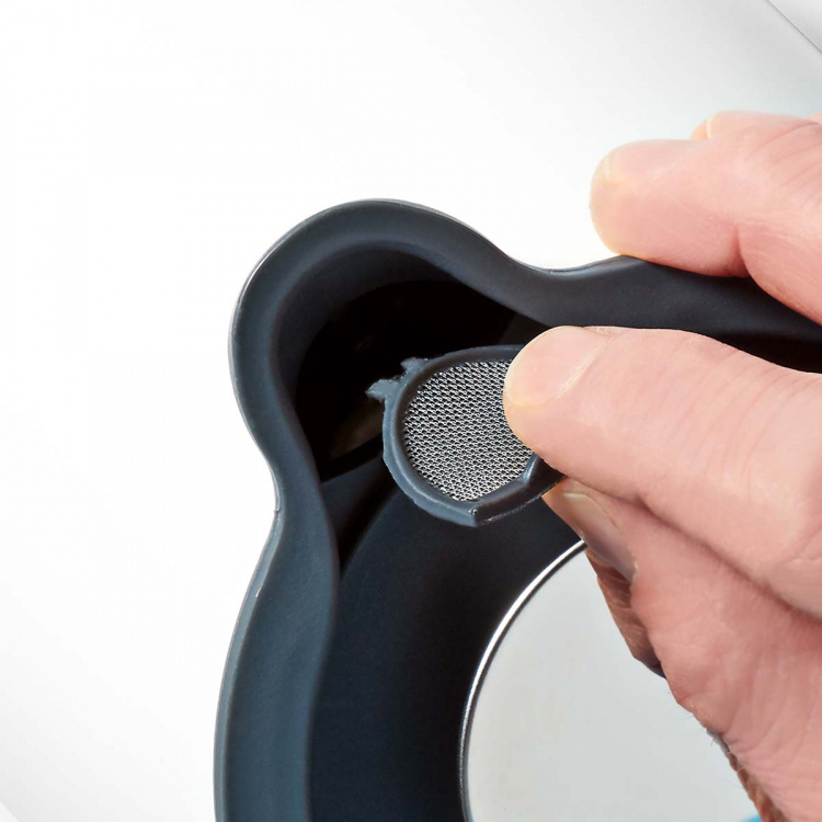 Nedis Vannkoker | 1.7 l | Soft-Touch | Hvit | Roterbar 360 grader | Skjult varmeelement | Strix® kontroll | Koketørr beskyttelse