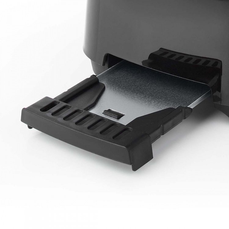 Nedis Brødrister | 2 Brødskiver | 2 Spor | Browning nivåer: 6 | Sort