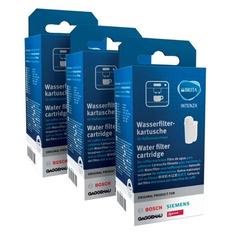 bosch Brita Intenza vannfilter for helautomatiske kaffemaskiner - 3 stk