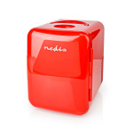 Nedis Portable Mini Fridge | 4 l | 12 V DC / 100 - 240 V AC | Rød
