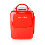 Nedis Portable Mini Fridge | 4 l | 12 V DC / 100 - 240 V AC | Rød