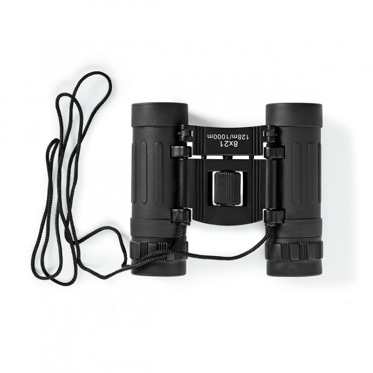 Nedis Kikkert | Forstørrelse: 8 x | Objektiv diameter: 21 mm | Synsfelt: 128 m | Reiseveske inkludert | Sort