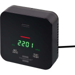 CO2-måler C2M L 4050 / Overvåking av luftkvalitet (med display og akustisk signal, med integrert batteri, opptil 12 timers drift)