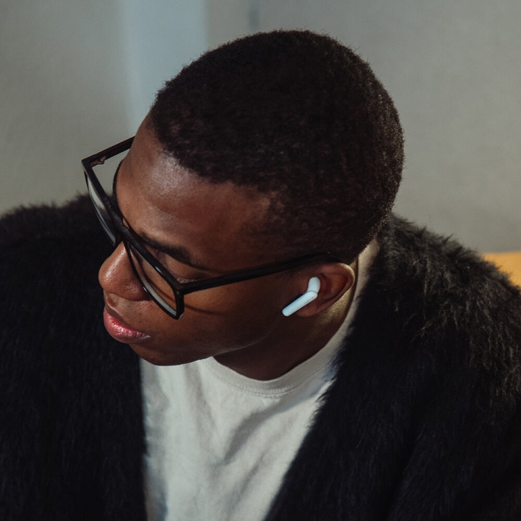 JAYS Hodetelefon t-Six TWS True Wireless In-Ear Hvit