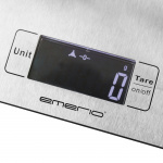 Emerio Kjøkkenvekt maks vekt 7 kg Tara Funktion Digital Emerio Kjøkkenvekt maks vekt 7 kg Tara Funktion Digital