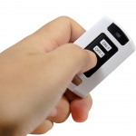 LogiLink 5-veis strømskinne med fjernkontroll 433 MHz 1,5 m hvit